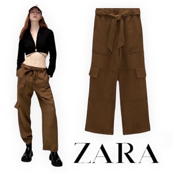 Zara Pants - ZARA | Brown | CARGO PANTS